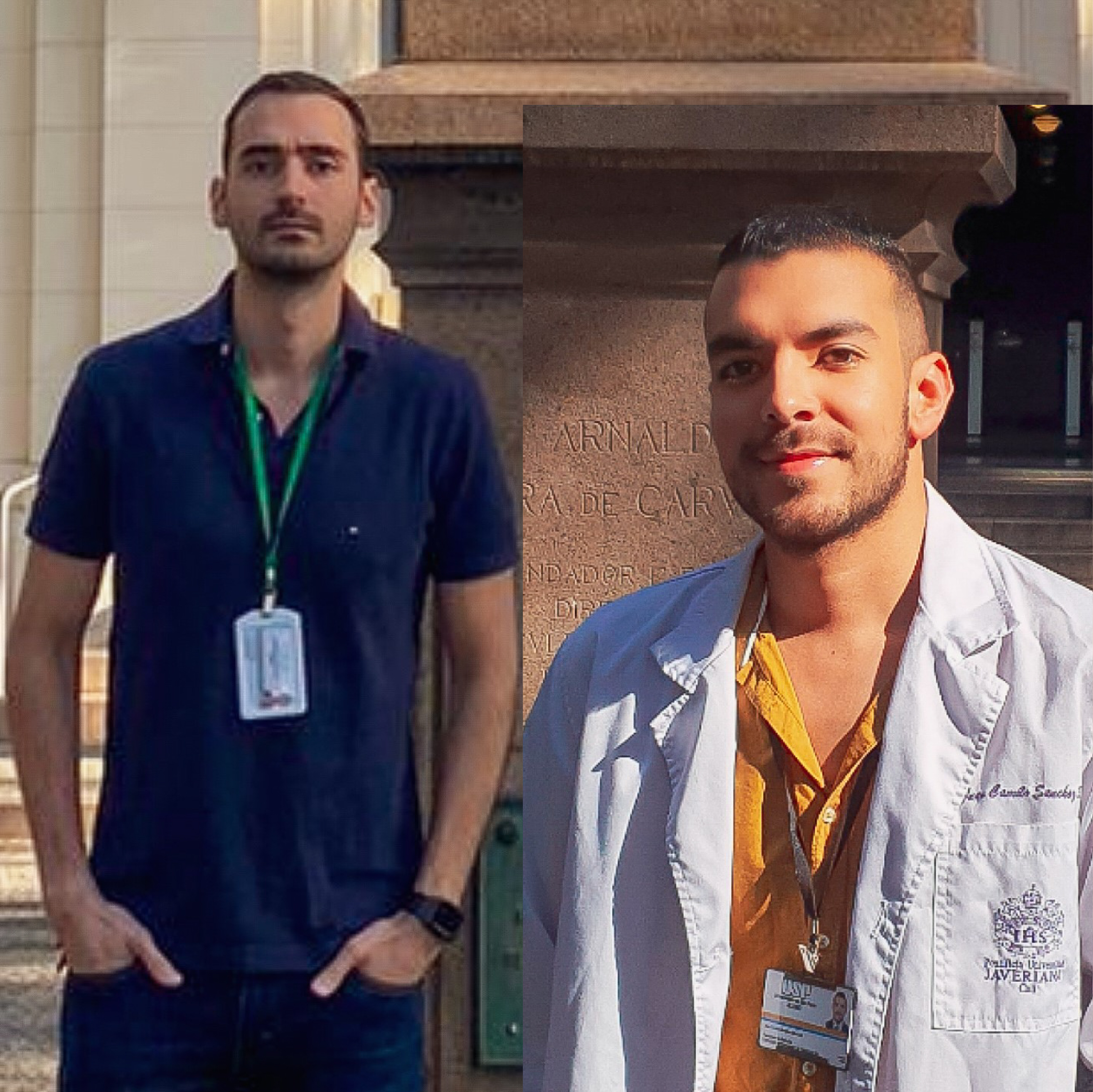 Alejandro B. y Juan Camilo S. estudiantes de Medicina-SAI Brasil Alejandro B. y Juan Camilo S. estudiantes de Medicina-SAI Brasil