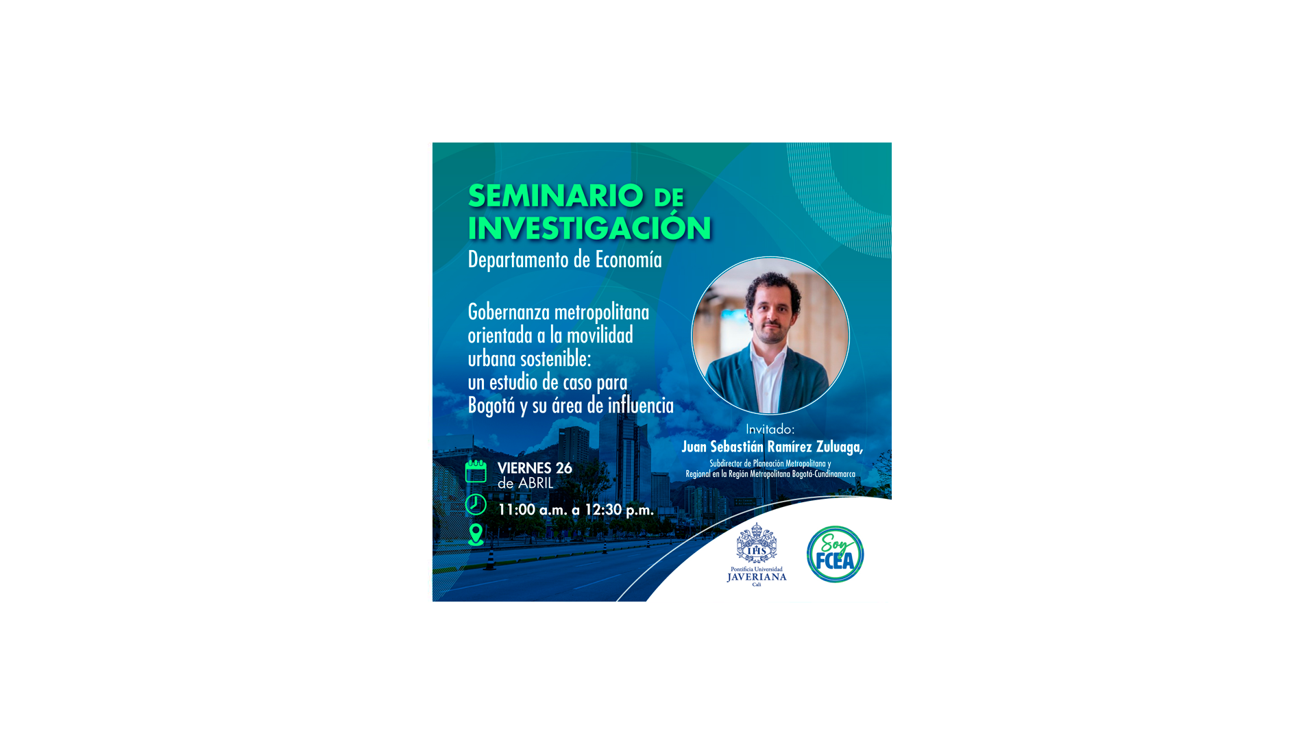 Gobernanza metropolitana orientada a la movilidad urbana sostenible: un estudio de caso para Bogotá y su área de influencia Gobernanza metropolitana orientada a la movilidad urbana sostenible: un estudio de caso para Bogotá y su área de influencia