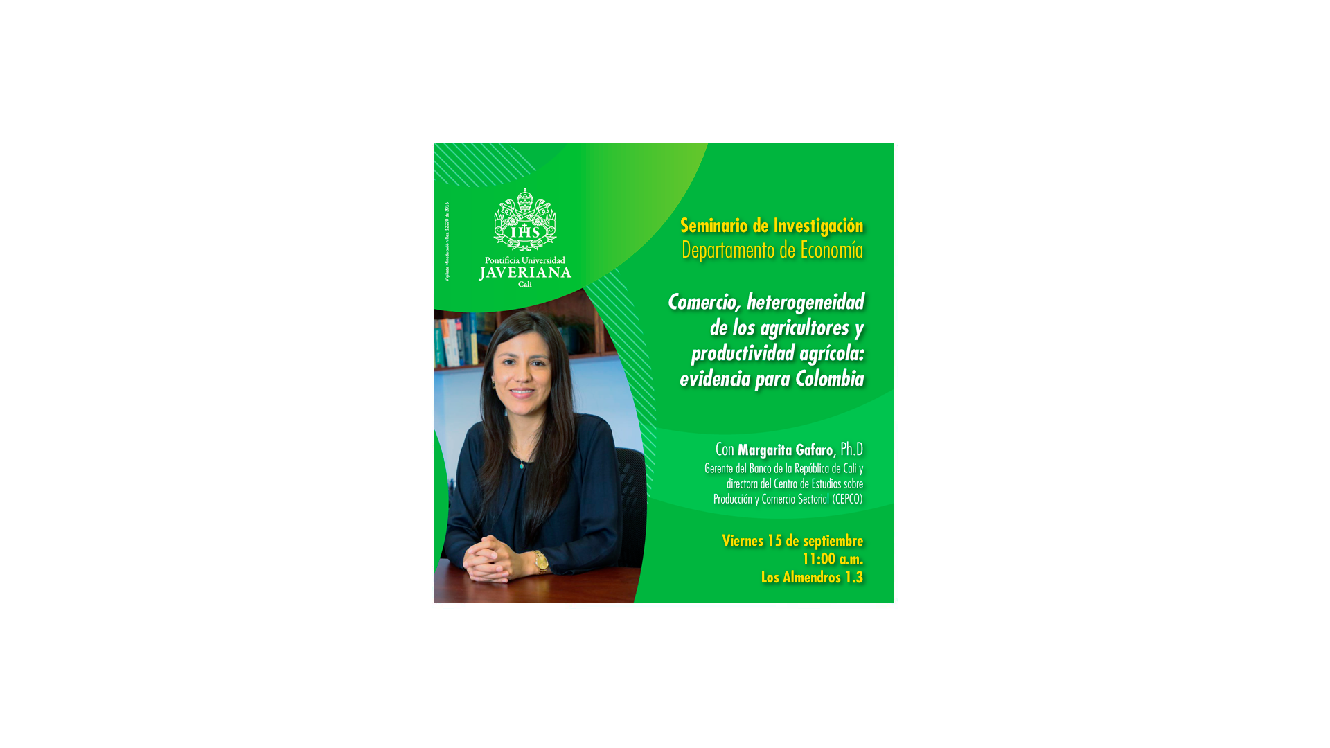Comercio, heterogeneidad de los agricultores y productividad agrícola: evidencia para Colombia Comercio, heterogeneidad de los agricultores y productividad agrícola: evidencia para Colombia