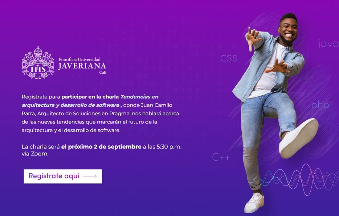 Pragma y los posgrados en Software ofrecerán charla sobre tendencias en arquitectura y desarrollo de software Pragma y los posgrados en Software ofrecerán charla sobre tendencias en arquitectura y desarrollo de software