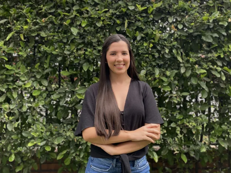 Juliana Tobón, eegresada de Derecho.  Juliana Tobón, eegresada de Derecho.