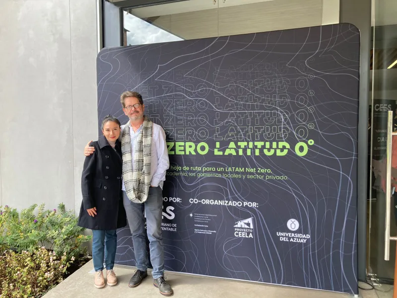 Iván Osuna en seminario Internacional Net Zero Latitud 0  Javerianos en seminario Internacional Net Zero Latitud 0