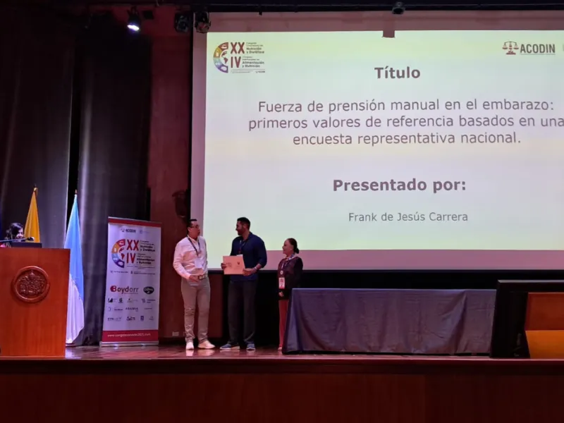 Estudio javeriano define por primera vez en el mundo valores de fuerza de agarre que predicen la salud materna