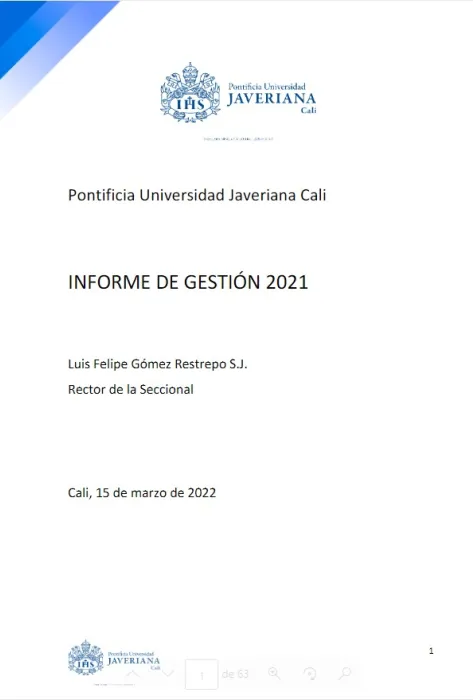 Informe de Gestión 2021 Informe de Gestión 2021
