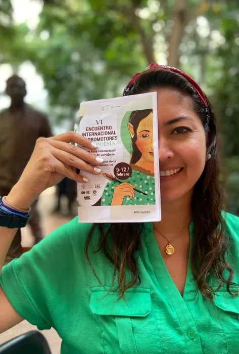 Julia Diaz en Feria del Libro de La Habana  Julia Diaz en Feria del Libro de La Habana