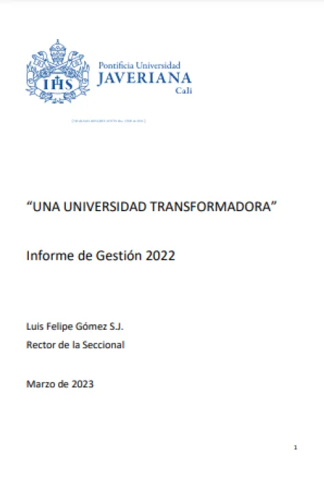Informe de gestión 2022 Informe de gestión 2022