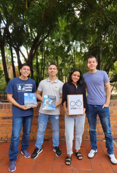 Estudiantes javerianos crean prototipo para incentivar el estudio de carreras STEM en Colombia Estudiantes javerianos crean prototipo para incentivar el estudio de carreras STEM en Colombia