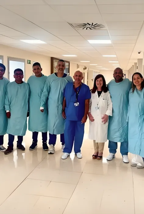 Visita de los estudiantes al Hospital Regional Universitario de Málaga Visita de los estudiantes al Hospital Regional Universitario de Málaga